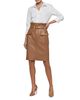 L'agence L'Agence Kaelis Faux Leather Paperbag Pencil Skirt - 2
