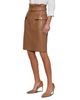 L'agence L'Agence Kaelis Faux Leather Paperbag Pencil Skirt - 4