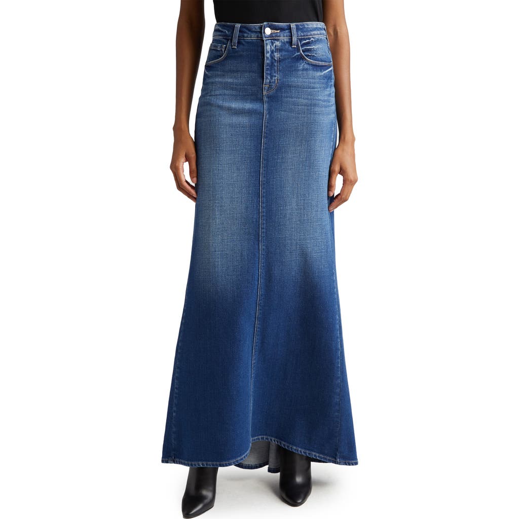 L'AGENCE L'AGENCE Kailani Mermaid Denim Maxi Skirt