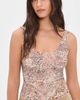 L'AGENCE L'AGENCE Kalea Tank Bodysuit Tan/Valencia Leopard - 2