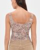 L'AGENCE L'AGENCE Kalea Tank Bodysuit Tan/Valencia Leopard - 3