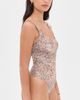 L'AGENCE L'AGENCE Kalea Tank Bodysuit Tan/Valencia Leopard - 4