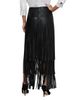 L'agence L'Agence Karoline Maxi Fringe Faux Leather Skirt - 3