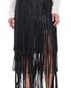 L'AGENCE L'AGENCE Karoline Maxi Fringe Skirt Black - 1