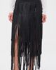 L'AGENCE L'AGENCE Karoline Maxi Fringe Skirt Black - 2