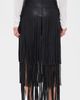 L'AGENCE L'AGENCE Karoline Maxi Fringe Skirt Black - 3