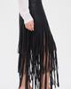L'AGENCE L'AGENCE Karoline Maxi Fringe Skirt Black - 4