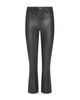 L'agence L'Agence Kendra High Rise Cropped Flared Jeans in Ash Olive Coated - 2