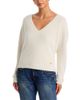L'agence L'Agence Korinna Fuzzy V Neck Oversized Sweater - 1