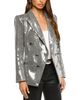 L'agence L'Agence Kyomi Sequin Double Breasted Blazer - 6