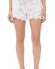 L'AGENCE L'AGENCE Laina Pull On Eyelet Shorts Ivory - 1