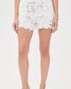 L'AGENCE L'AGENCE Laina Pull On Eyelet Shorts Ivory - 2