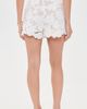 L'AGENCE L'AGENCE Laina Pull On Eyelet Shorts Ivory - 3