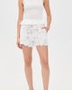 L'AGENCE L'AGENCE Laina Pull On Eyelet Shorts Ivory - 5