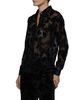 L'agence L'Agence Laurent Velvet Butterfly Lace Blouse - 4