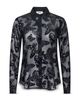 L'agence L'Agence Laurent Velvet Butterfly Lace Blouse - 5