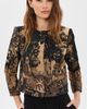 L'AGENCE L'AGENCE Lian Collarless Jacket Multi Scenic Tapestry Print - 2