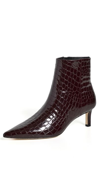 L'AGENCE L'AGENCE Lilly II Booties Deep Port Croco