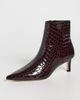 L'AGENCE L'AGENCE Lilly II Booties Deep Port Croco - 2