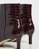 L'AGENCE L'AGENCE Lilly II Booties Deep Port Croco - 4