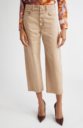 L'AGENCE L'AGENCE Liora High Waist Crop Wide Leg Jeans