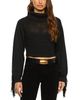 L'agence L'Agence Maddison Fringe Turtleneck Cropped Sweater - 4
