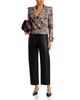 L'agence L'Agence Mallis Coated High Rise Cropped Barrel Leg Jeans in Noir Coated - 2