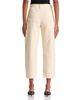 L'agence L'Agence Mallis Corduroy High Rise Cropped Barrel Leg Jeans in Pearl White - 3