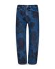 L'agence L'Agence Mallis High Rise Printed Bow Leg Jeans in Burgundy Romantic Rose - 5