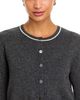 L'agence L'Agence Malone Cashmere Crewneck Cardigan - 4