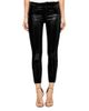 L'agence L'Agence Margot Skinny Jeans in Black Coated - 1