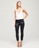 L'agence L'Agence Margot Skinny Jeans in Black Coated - 4