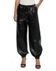 L'agence L'Agence Mariko Tk Leather Drawstring Joggers - 1