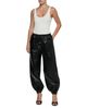 L'agence L'Agence Mariko Tk Leather Drawstring Joggers - 2