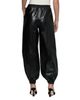L'agence L'Agence Mariko Tk Leather Drawstring Joggers - 3