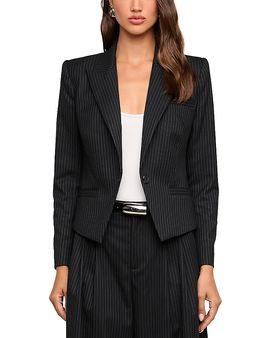 L'agence L'Agence Misa Cropped Single Breasted Blazer
