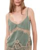 L'AGENCE L'AGENCE Mitsu Lace Trim Cami Smokey Olive/Praline - 1