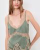 L'AGENCE L'AGENCE Mitsu Lace Trim Cami Smokey Olive/Praline - 2