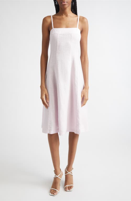 L'AGENCE L'AGENCE Mitzy Seamed Sleeveless Midi Dress