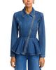 L'agence L'Agence Moxie Peplum Biker Jacket - 3