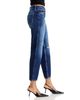 L'agence L'Agence Nevia Low Rise Cropped Slouch Straight Jeans in Royce Destruct - 4