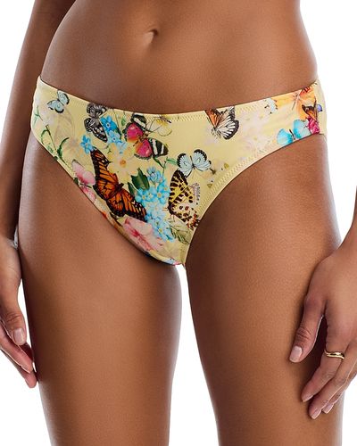 L'agence L'Agence Nicole Garden Butterflies Classic Bikini Bottom