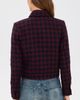 L'AGENCE L'AGENCE Nyx Crop Jacket Midnight/Burg Tweed - 3