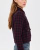 L'AGENCE L'AGENCE Nyx Crop Jacket Midnight/Burg Tweed - 4