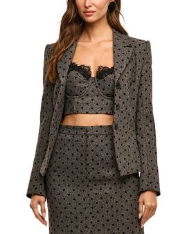 L'agence L'Agence Odile Polka Dot Blazer