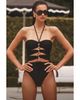 L'agence L'Agence Opus Solid Halter One Piece Swimsuit - 2