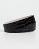 L'AGENCE L'AGENCE Otera Wide Leather Belt BLACK CROC EMBOSSED - 4