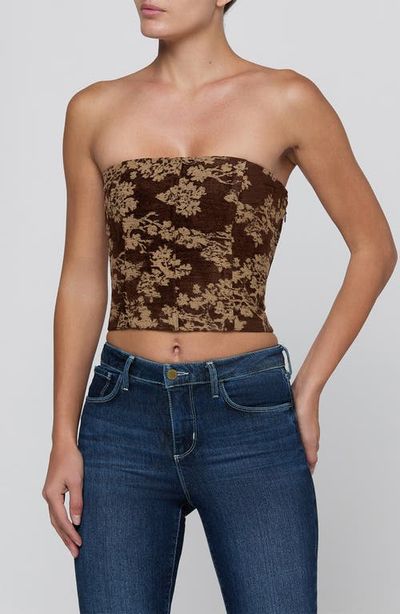 L'AGENCE L'AGENCE Paulette Strapless Crop Corset Top