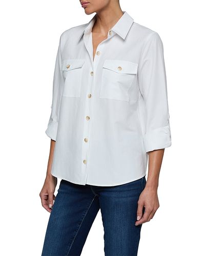 L'agence L'Agence Pearson Military Blouse