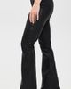 L'AGENCE L'AGENCE Petite Marty Flare Jeans Noir Coated - 4